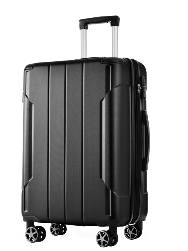 28-inch Hardshell Luggage, Lightweight Durable ABS Suitcases with Double Wheels, Expandable Checked Luggage