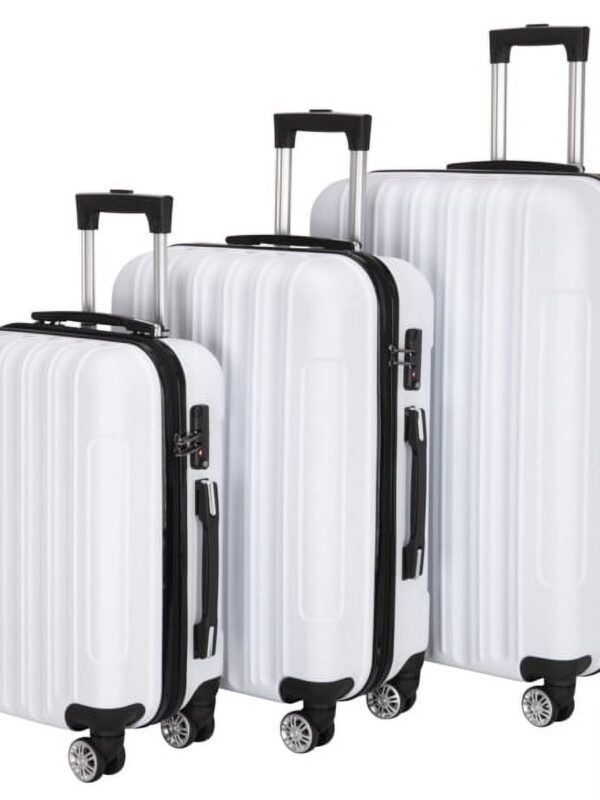 3-in-1 Multifunctional Large Capacity Traveling Storage Suitcase White