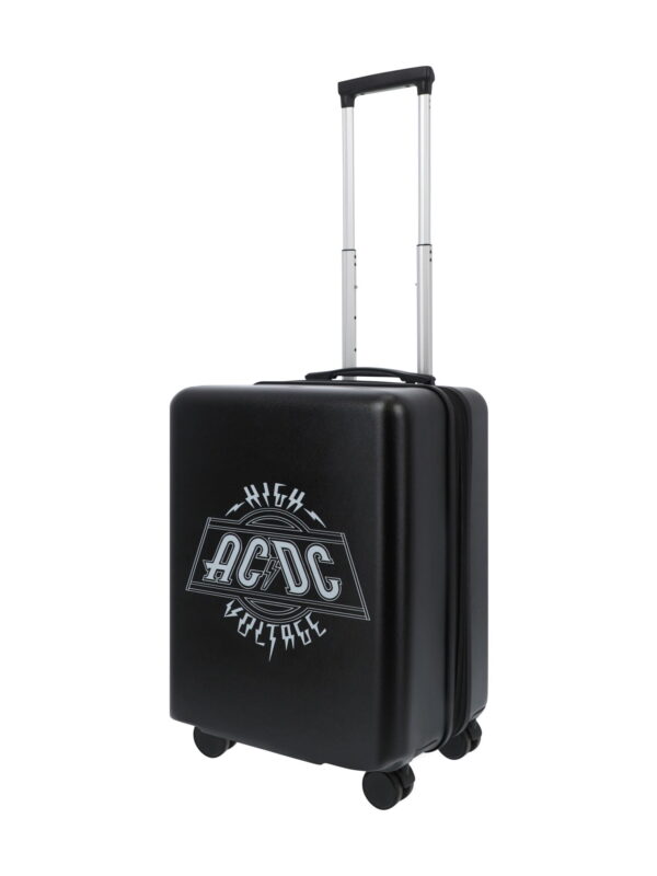 AC/DC 22.5 Inch Carry On Luggage, Hardshell Rolling Suitcase with Spinner Wheels, Black