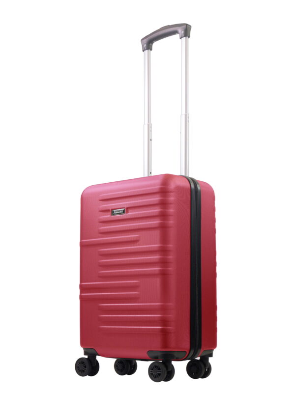 American Dreamliner 22.5 Inch Carry On Luggage, Hardshell Rolling Suitcase with Spinner Wheels, Red