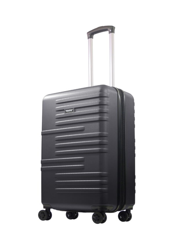 American Dreamliner 26.5 Inch Rolling Luggage, Hardshell Suitcase with Spinner Wheels, Black