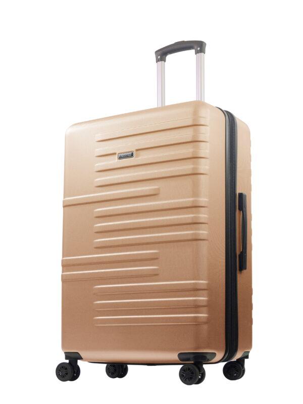 American Dreamliner 30 Inch Rolling Luggage, Hardshell Suitcase with Spinner Wheels, Rose Gold