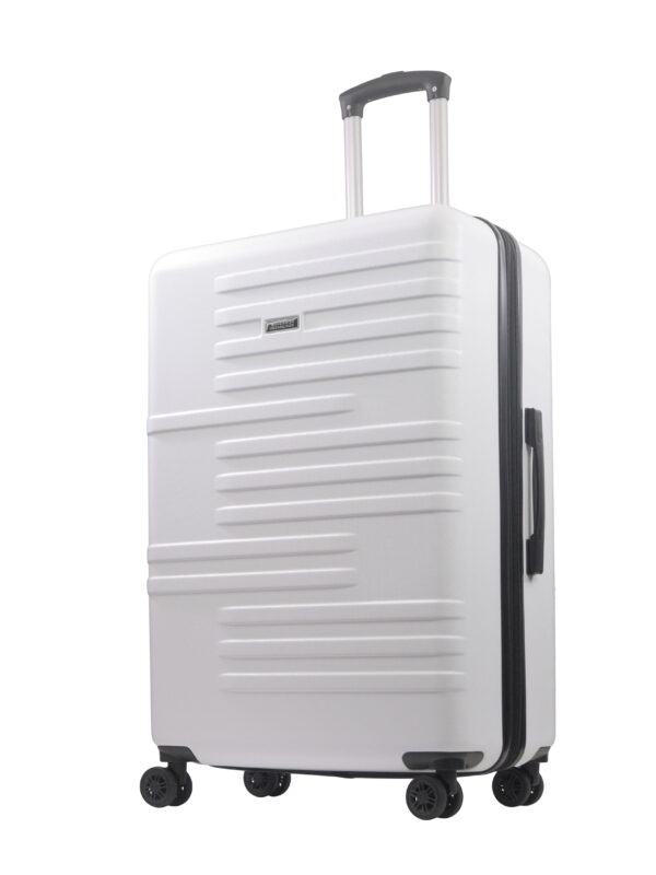 American Dreamliner 30 Inch Rolling Luggage, Hardshell Suitcase with Spinner Wheels, White