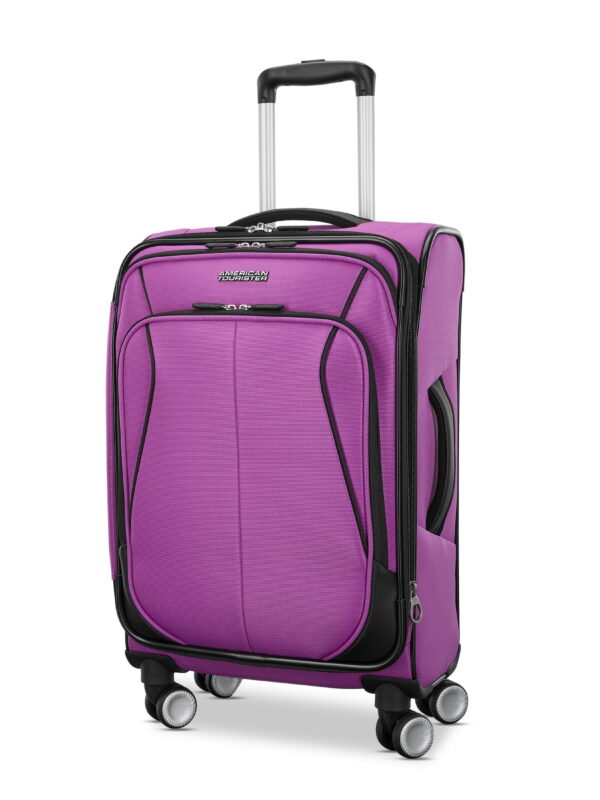 American Tourister 4 Kix 3.0 Softside Carry on Spinner Suitcase - Hyper Violet
