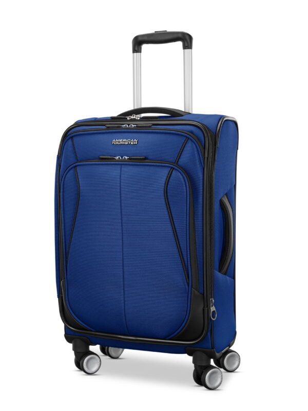 American Tourister 4 Kix 3.0 Softside Carry on Spinner Suitcase - Sapphire Blue