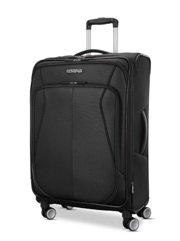 American Tourister 4 Kix 3.0 Softside Medium Checked Spinner Suitcase - Black