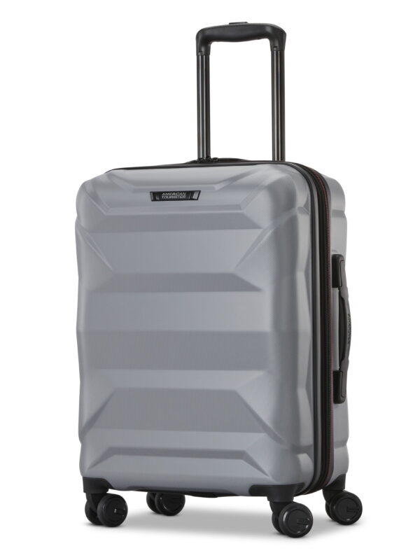 American Tourister Armour XLT Hardside Carry On Luggage with Spinner Wheels - Grey