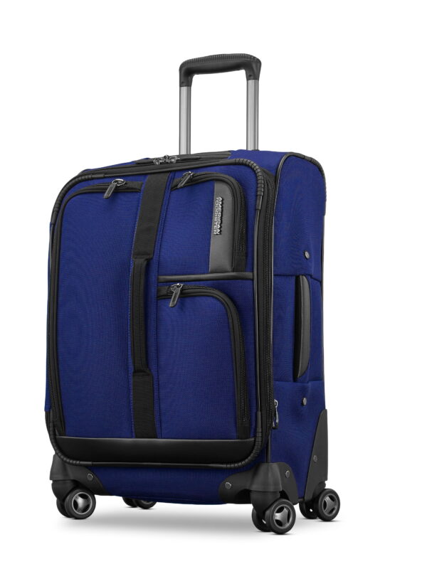 American Tourister Cargo Max 21" Softside Carry-on Spinner Luggage Single Piece - Sapphire Blue