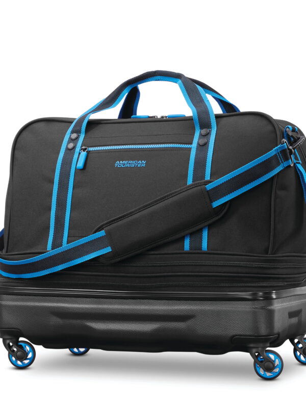 American Tourister Exo Hybrid Softside Rolling Duffel (Expandable)