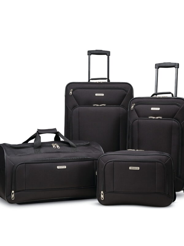 American Tourister Fieldbrook XLT 4-Piece Luggage Set - Black