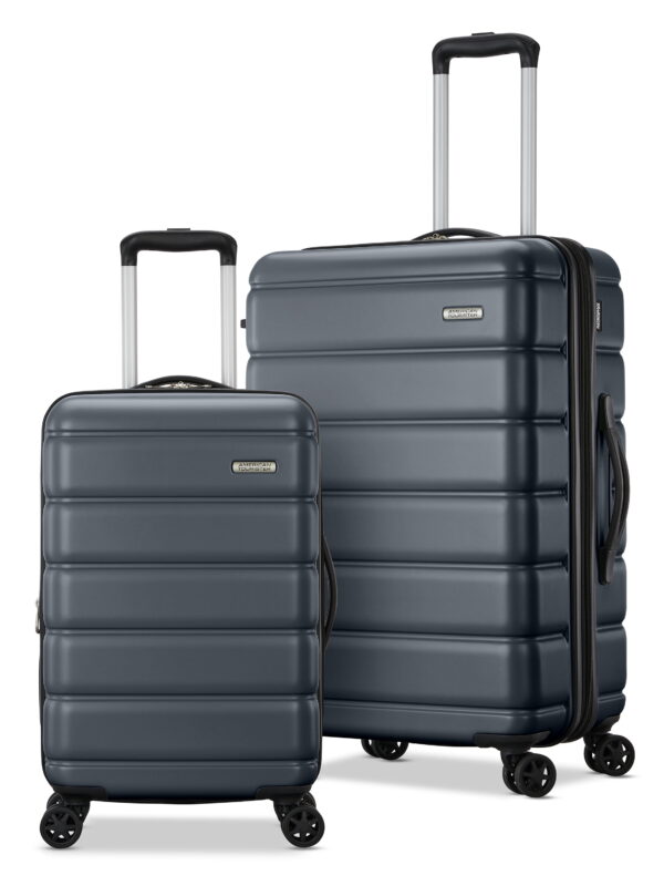American Tourister Roll Out 2-Piece Luggage Set with Spinner Wheels (Carry on/Medium Checked) - Graphite