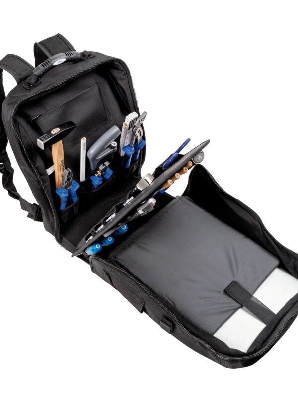 B&W International Move Tech Tool Case Backpack, Black