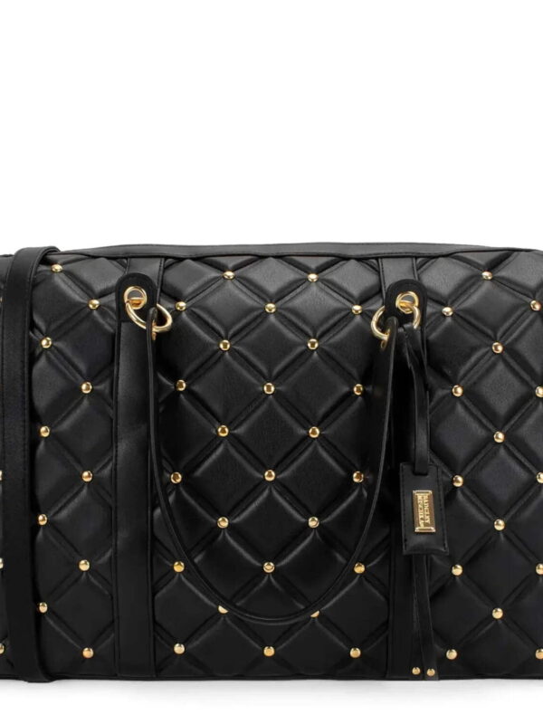 Badgley Mischka Women's Quilted Travel Tote Weekender Duffle Bag
