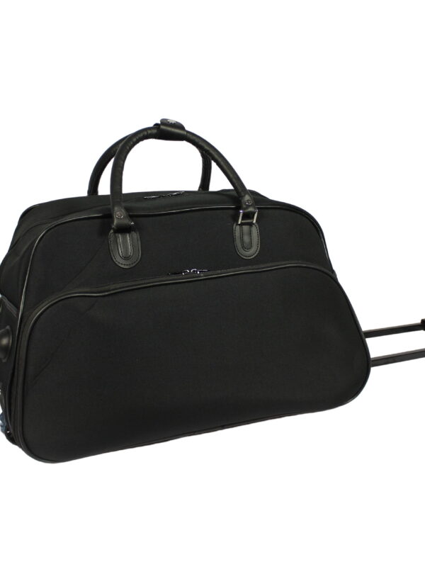 CalBags 21-inch Carry-On Rolling Duffel Bag - Black