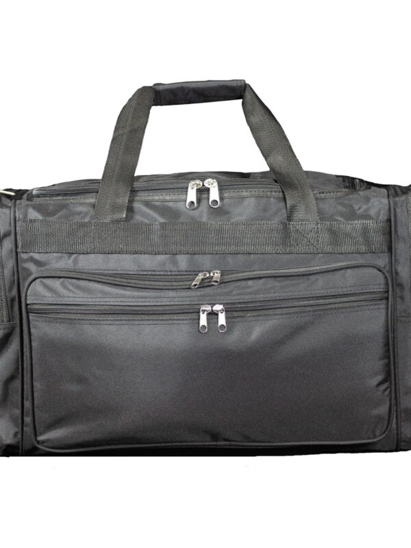 CalBags Classic Prints 22-Inch Carry-On Duffle Bag with Adjustable Shoulder Strap - Black