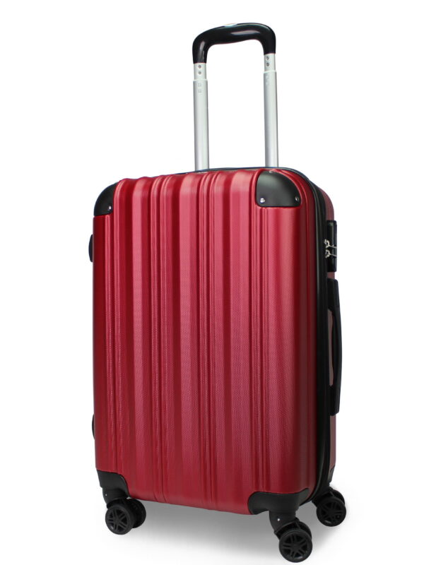 CalBags Kemyer Quest 20-Inch Carry-On Hardside Lightweight Expandable Spinner Suitcase Luggage - Burgundy