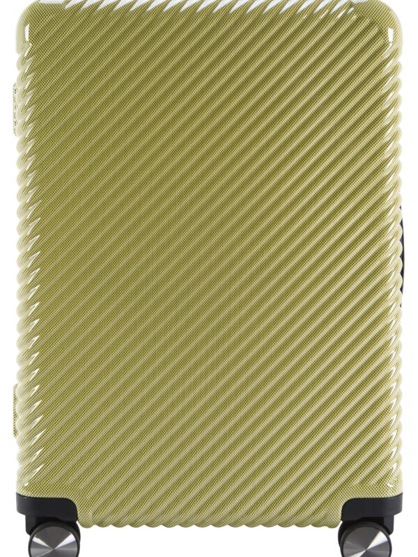 Ecotech Veer 24-inch Hardside Travel ABS Checked Luggage, Chartreuse, All Ages