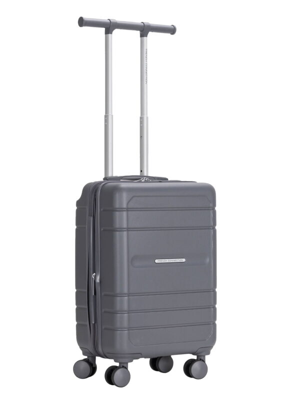 French Connection 22 inch Expandable Rolling Carry-on Luggage, Quiet Shade