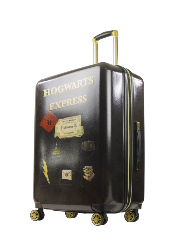 Harry Potter 29 Inch Rolling Luggage, Hogwarts Express Hardshell Suitcase with Spinner Wheels, Black