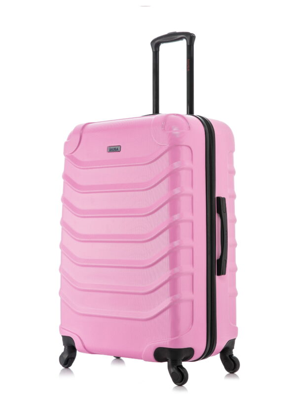 InUSA Endurance 28" Hardside Lightweight Luggage with Spinner Wheels, Handle, and Trolley, Pink