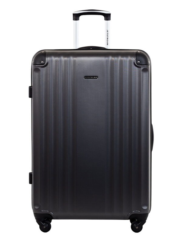 Jetstream 28-inch Hardside Rolling Spinner Checked Luggage, Charcoal