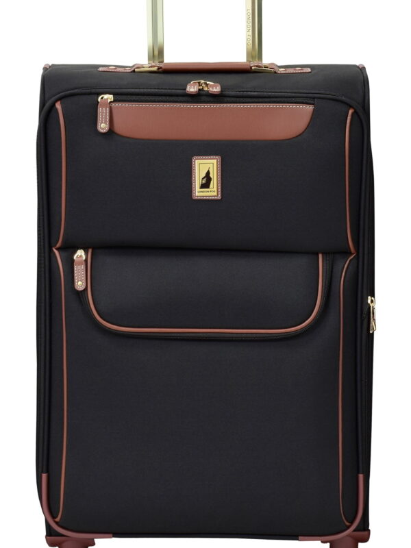 London Fog Westminster Black 25" Expandable Spinner