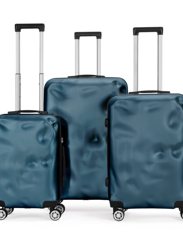 Luggage 3-Pieces Set Travel Lightweight Suitcases with TSA lock Green 20"24"28"