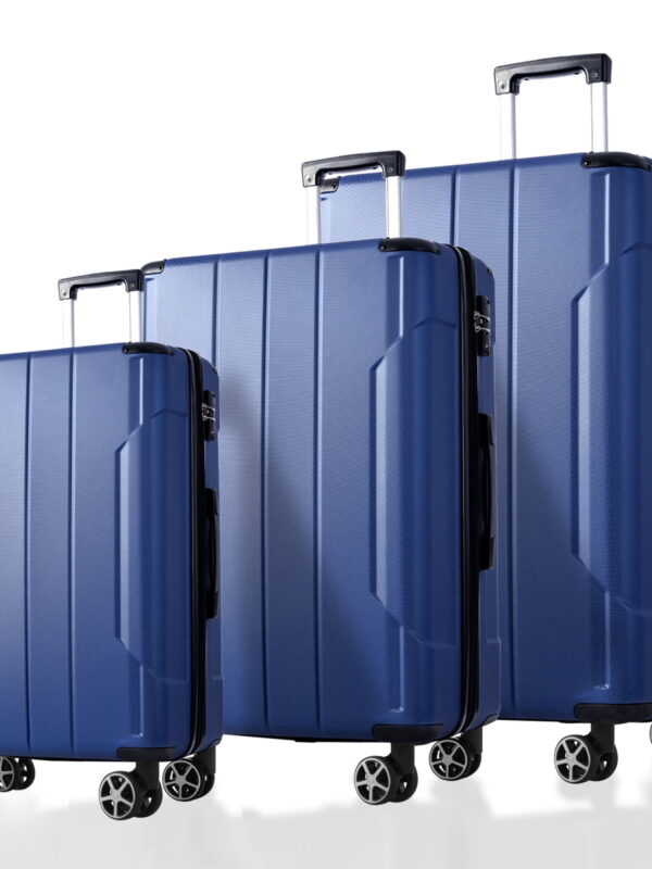 Luggage Sets 3 Piece, Expandable Hard shell ABS Suitcases with Double Spinner, Travel luggage Set