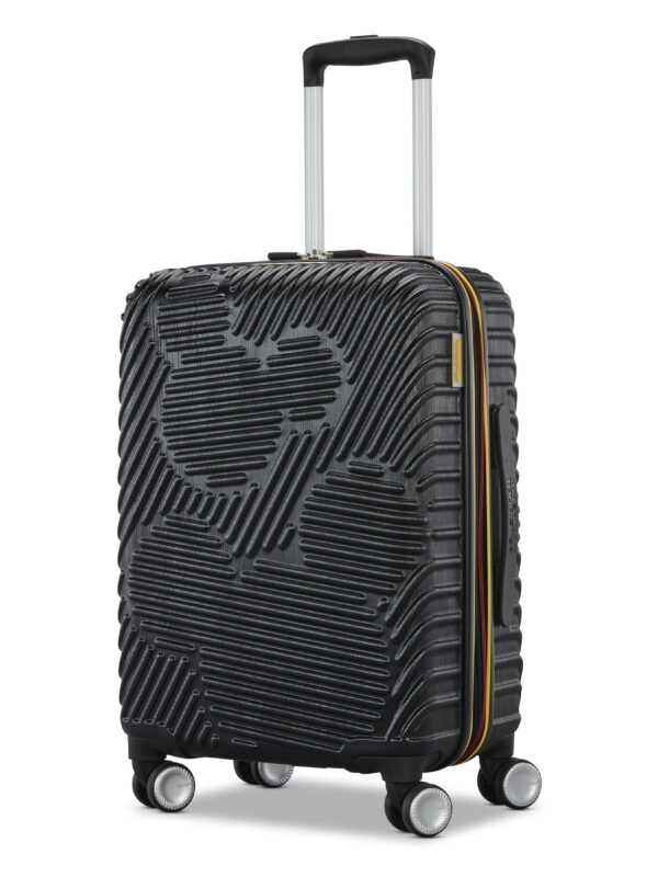 Disney x American Tourister All Ages Minnie Mouse Carry On Suitcase with Spinner Wheels - Black