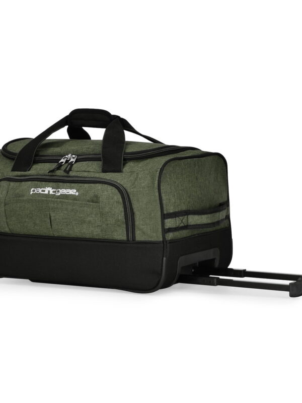 Pacific Gear Keystone 21" Rolling Duffel Bag with Wheels, Olive