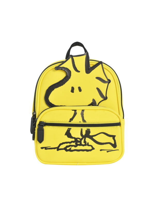 Peanuts Mini Backpack, Small Travel Bag for Men and Women, Woodstock, 9 Inch