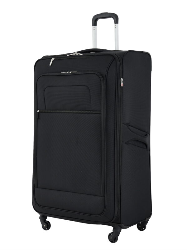 Protege Arendale 28" Softside Expandable Rolling Spinner Luggage, Black