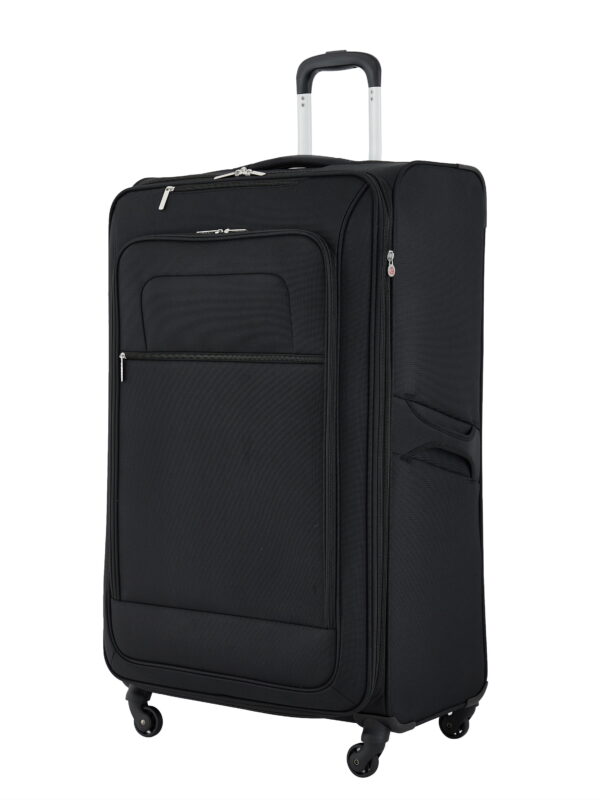 Protege Arendale 32" Softside Expandable Rolling Spinner Luggage, Black