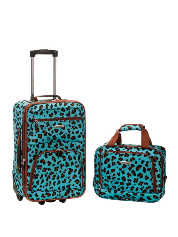 Rockland Fashion Softside Upright 2 Piece Luggage Set F102
