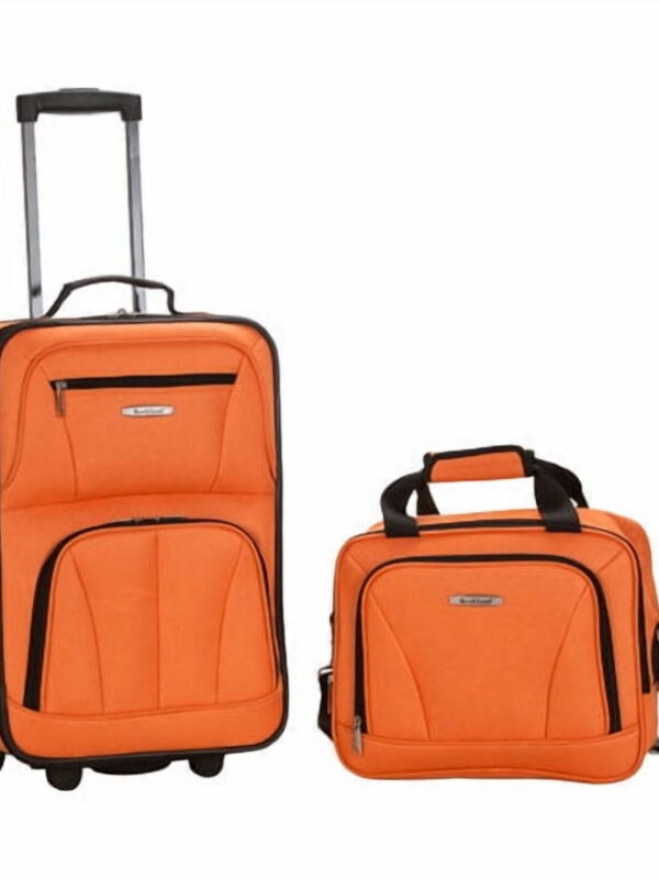 Rockland Fashion Softside Upright 2 Piece Luggage Set F102