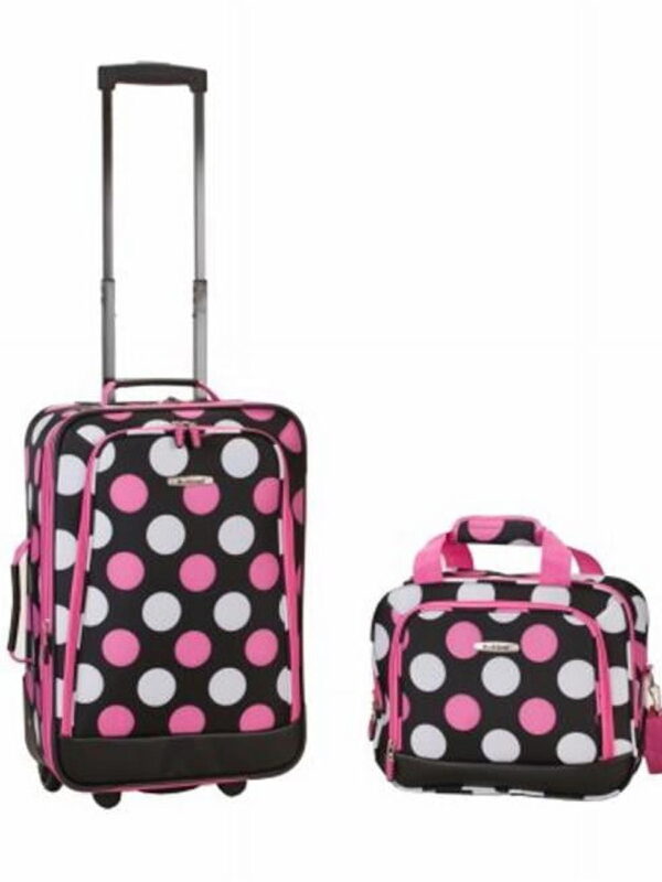 Rockland Fashion Softside Upright 2 Piece Luggage Set F102