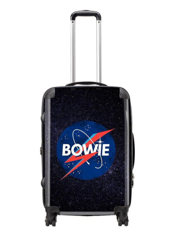 Rocksax Unisex David Bowie Official Tour Series Luggage/Suitcase By Rocksax - Space - Medium 80L