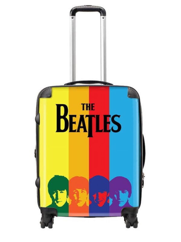 Rocksax Unisex The Beatles Official Tour Series Luggage/Suitcase By Rocksax - Hard Days Night - Large 95L