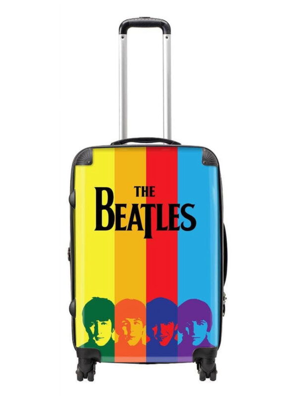 Rocksax Unisex The Beatles Official Tour Series Luggage/Suitcase By Rocksax - Hard Days Night - Medium 80L