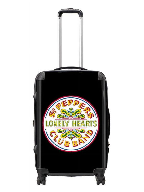 Rocksax Unisex The Beatles Official Tour Series Luggage/Suitcase By Rocksax - Lonely Hearts - Medium 80L