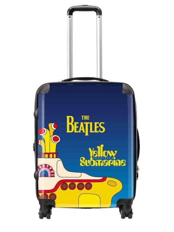 Rocksax Unisex The Beatles Official Tour Series Luggage/Suitcase By Rocksax - Yellow Submarine Film - Large 95L