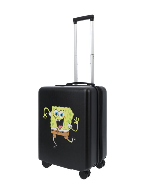 SpongeBob SquarePants 22.5 Inch Carry On Luggage, Hardshell Rolling Suitcase with Spinner Wheels, Black