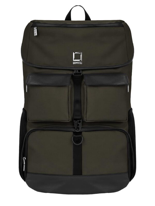 Twill Canvas Travel Backpack Bag Fits up to 17.3 Inch Laptop