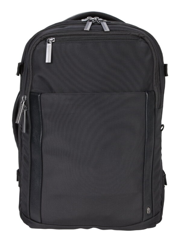 btL 18-inch Nylon Travel Backpack with 15-inch Laptop Sleeve, Black