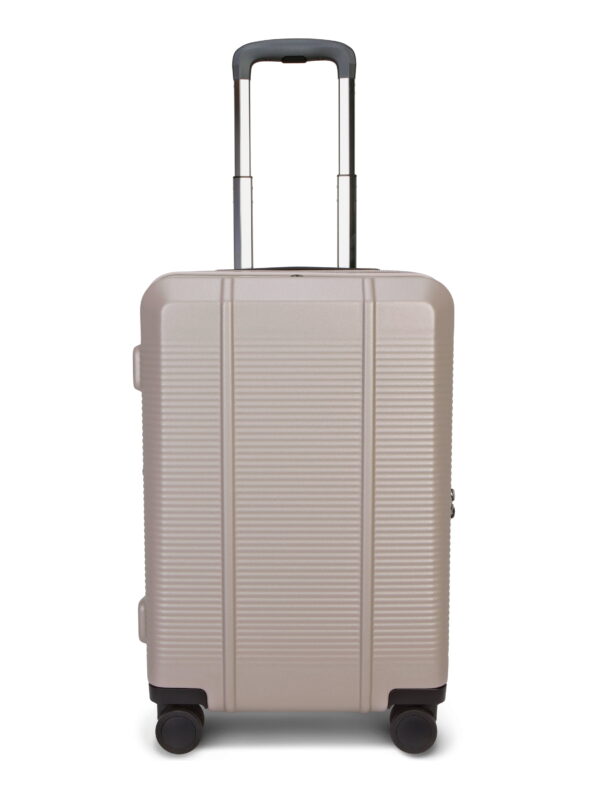 btL 20-inch Carry-On Expandable Hardside Upright Luggage With 360-Spinner Wheels and Divider Pockets, Taupe