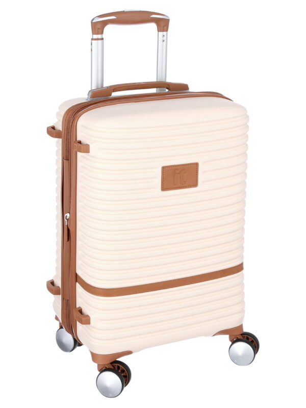 it luggage Replicating Hardside 21.5" Carry On Expandable Fashion Spinner Luggage, Cream