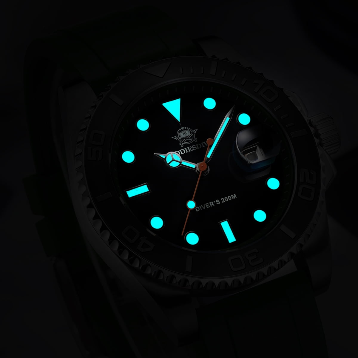 ADDIESDIVE Mens Watches 200M Water Resistant Dive Watch, Japanese Quartz Movement, Ceramic Bezel & Super Luminous Quartz Watches for Men - Image 6