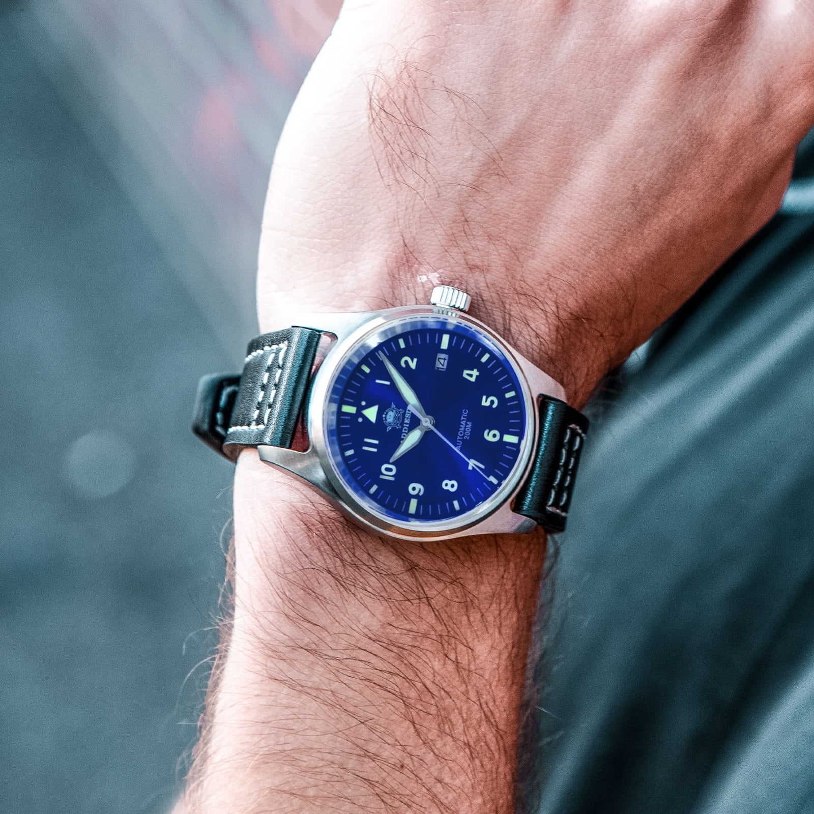 ADDIESDIVE Luxurious Men's Automatic Watch NH35A Mechanical Watch Sapphire Glass 200m Waterproof Analog Luminous Watches MY-H2 - Image 4