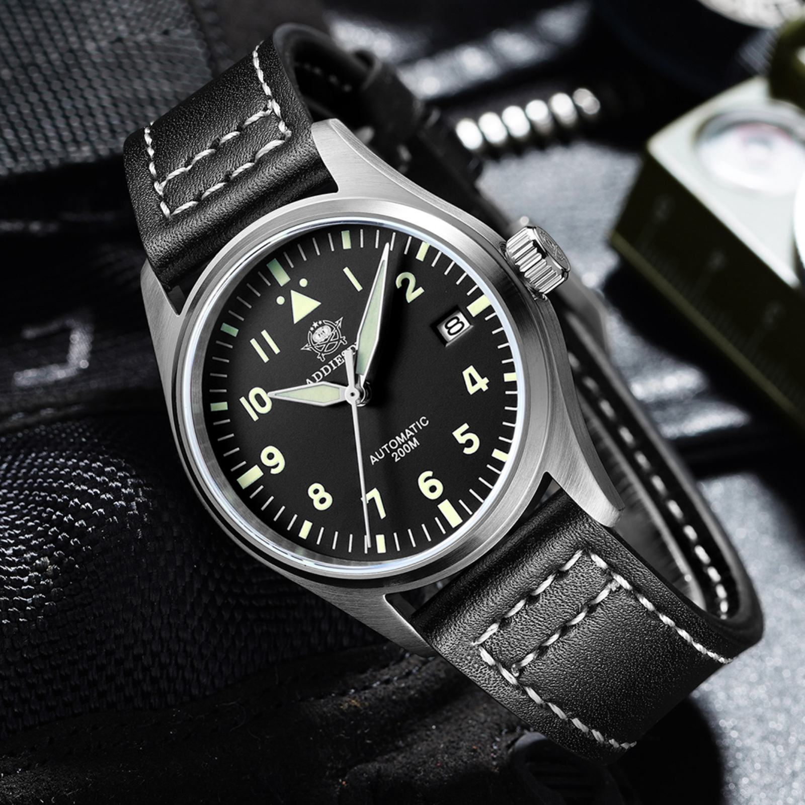 ADDIESDIVE Luxurious Men's Automatic Watch NH35A Mechanical Watch Sapphire Glass 200m Waterproof Analog Luminous Watches MY-H2 - Image 3