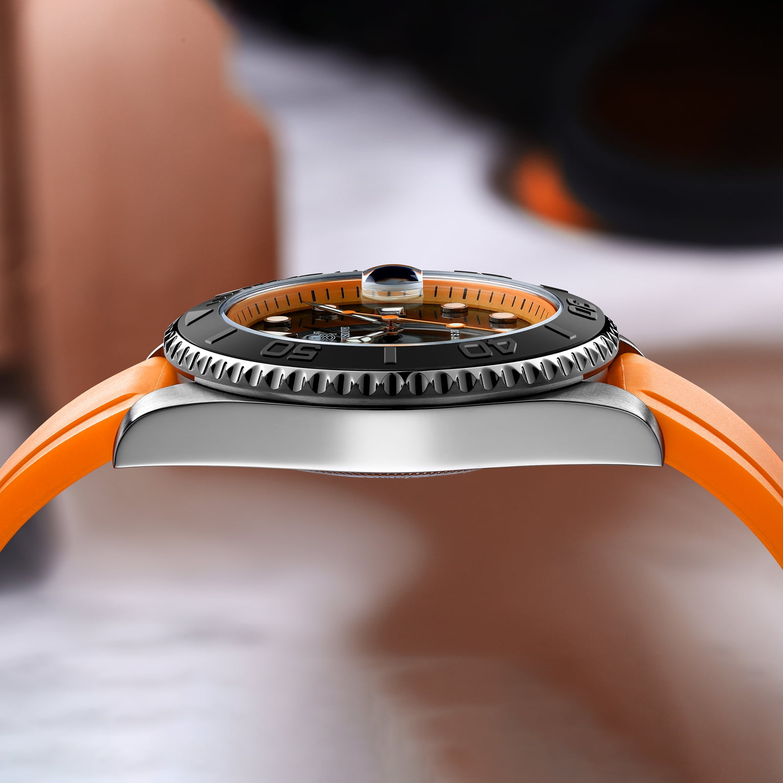 ADDIESDIVE Mens Watches 200M Water Resistant Dive Watch, Japanese Quartz Movement, Ceramic Bezel & Super Luminous Quartz Watches for Men - Image 2